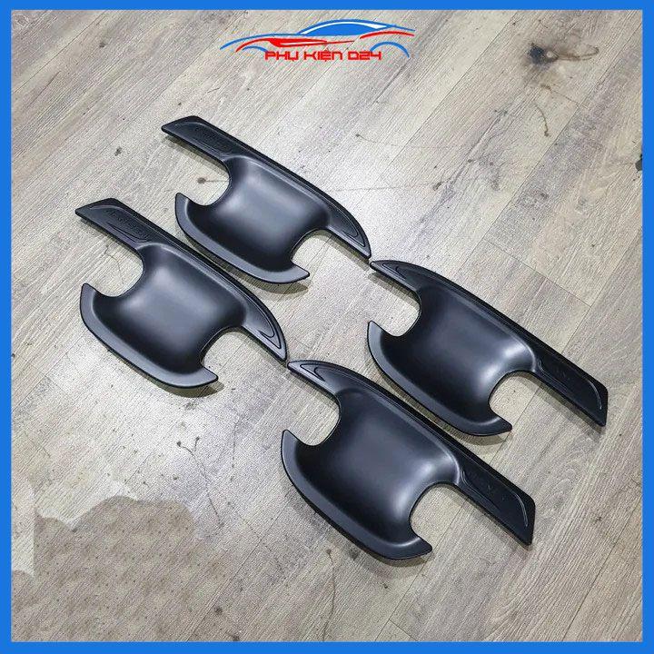 Ốp tay hõm nhựa đen Everest 2023-2024 có từ sáng bóng chống trầy bảo vệ cửa xe ô tô