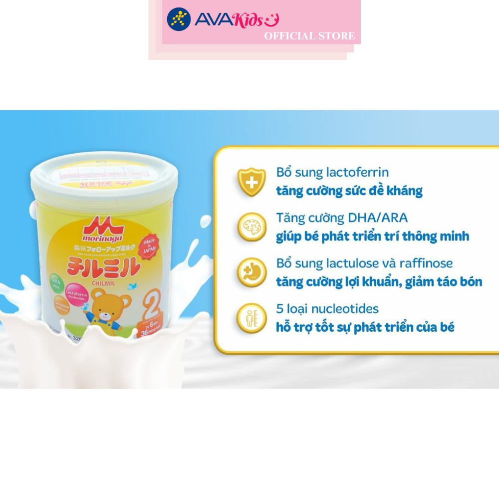 Sữa bột Morinaga Chilmil số 2 320g (6 - 36 tháng)