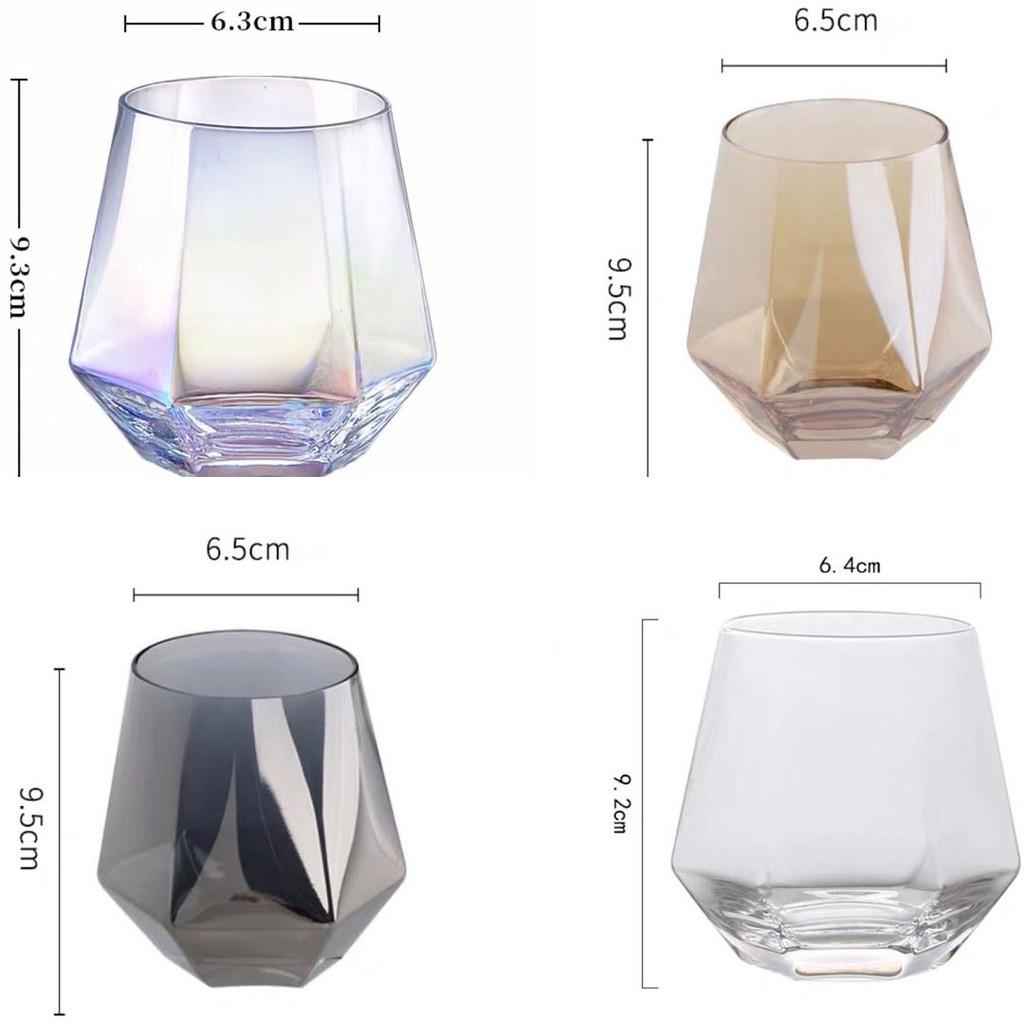 Cốc Thủy Tinh thủy tinh kim cương lục giác Diamond chịu nhiệt