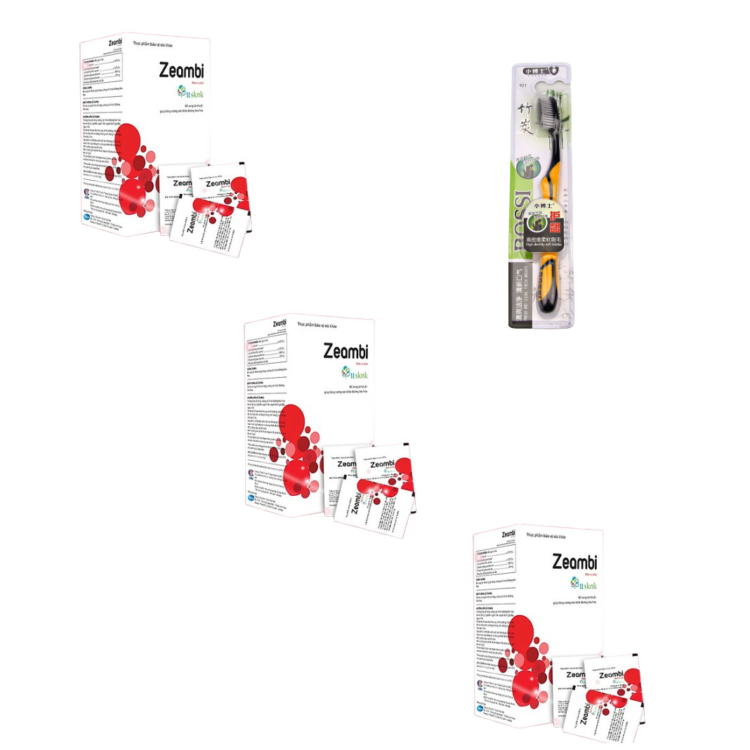 [COMBO 3 HỘPThực phẩm bảo vệ sức khỏe Men vi sinh Zeambi cân bằng hệ vi sinh đường ruột: