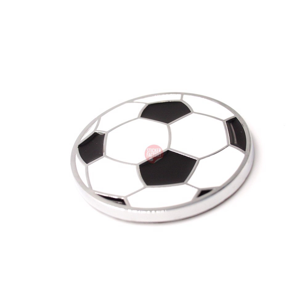 Foolball quả bóng 5.5cm - Sticker hình dán metal kim loại 3D