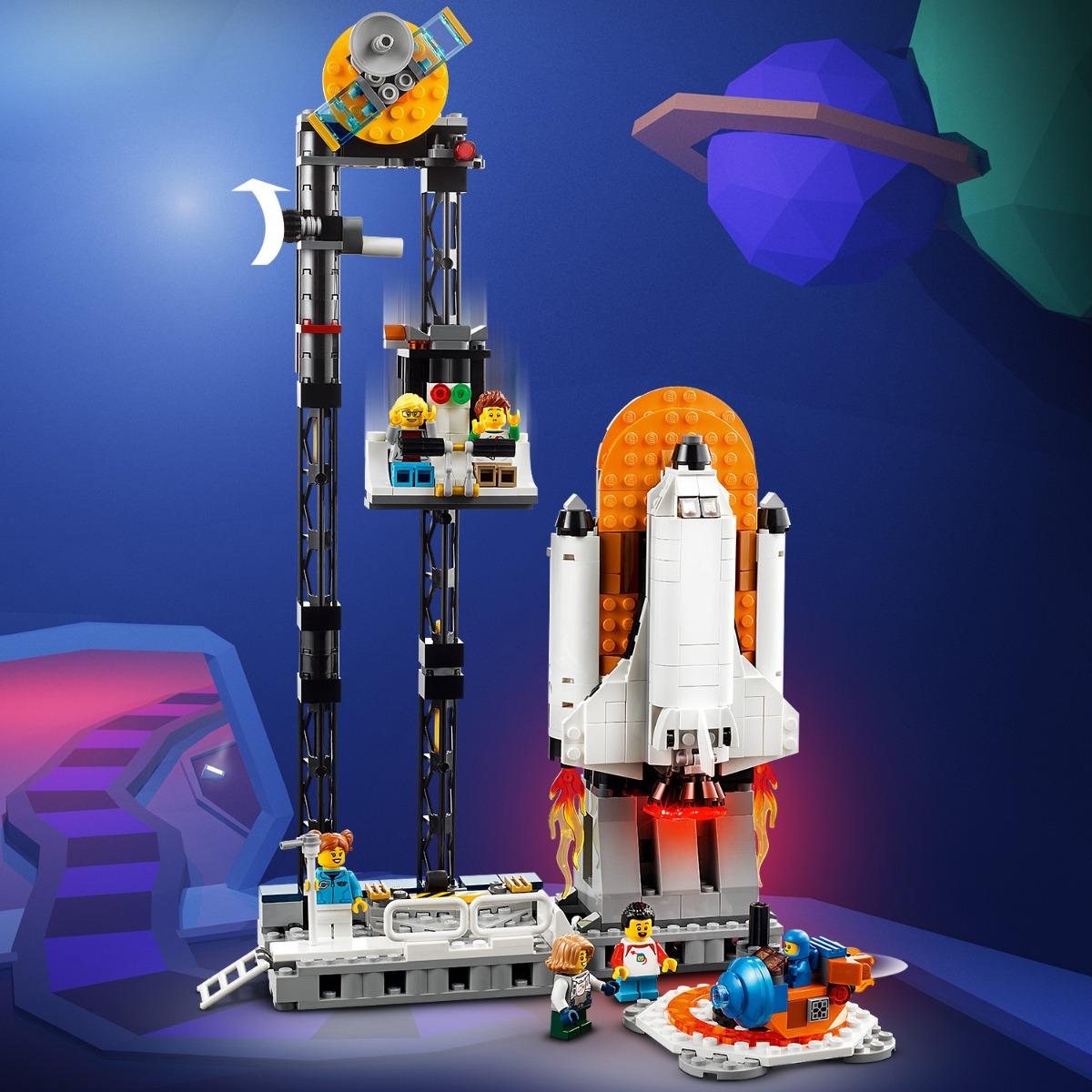 Đồ Chơi Lắp Ráp Tàu Lượn Siêu Tốc Không Gian LEGO CREATOR 31142 (874 chi tiết)