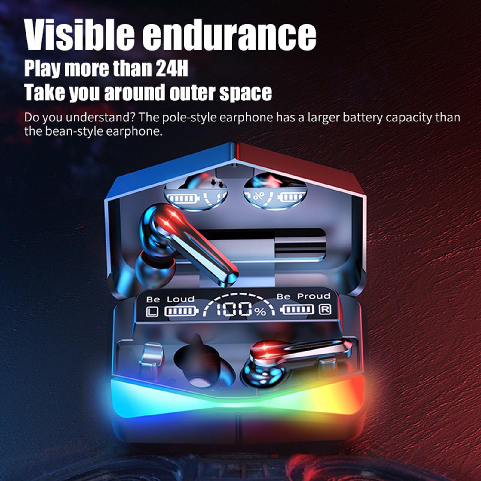 Game Wireless Earbuds Bluetooth 5.1 Noise Canceling for All Smart Phone