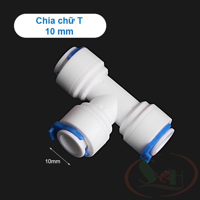 Van khớp co nối chuyển ống dây RO 6, 10 mm máy lọc nước RO