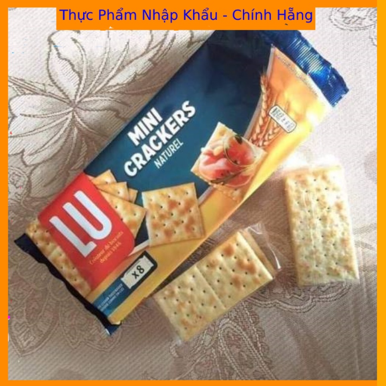 Bánh Quy LU Mini crackers các vị (Zout-Sel, Natutel,Olive Oli &amp; Oregano ) 250g - Bỉ