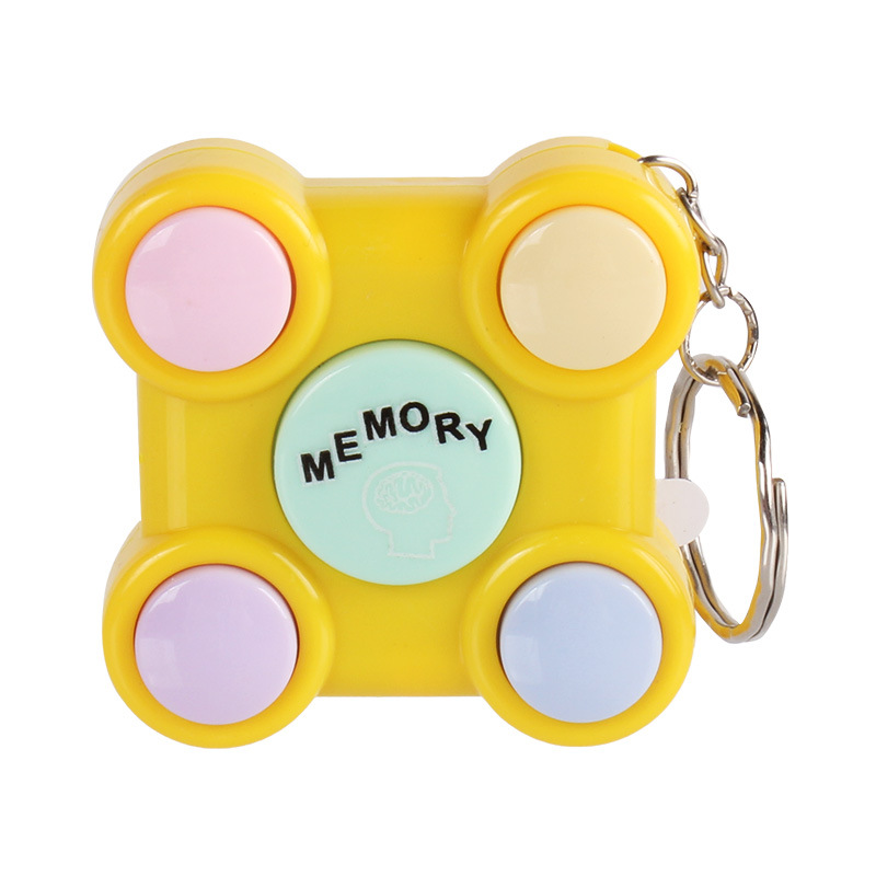 Móc khóa kèm trò chơi Nhựa Hình vuông Memory Máy chơi game mini cầm tay