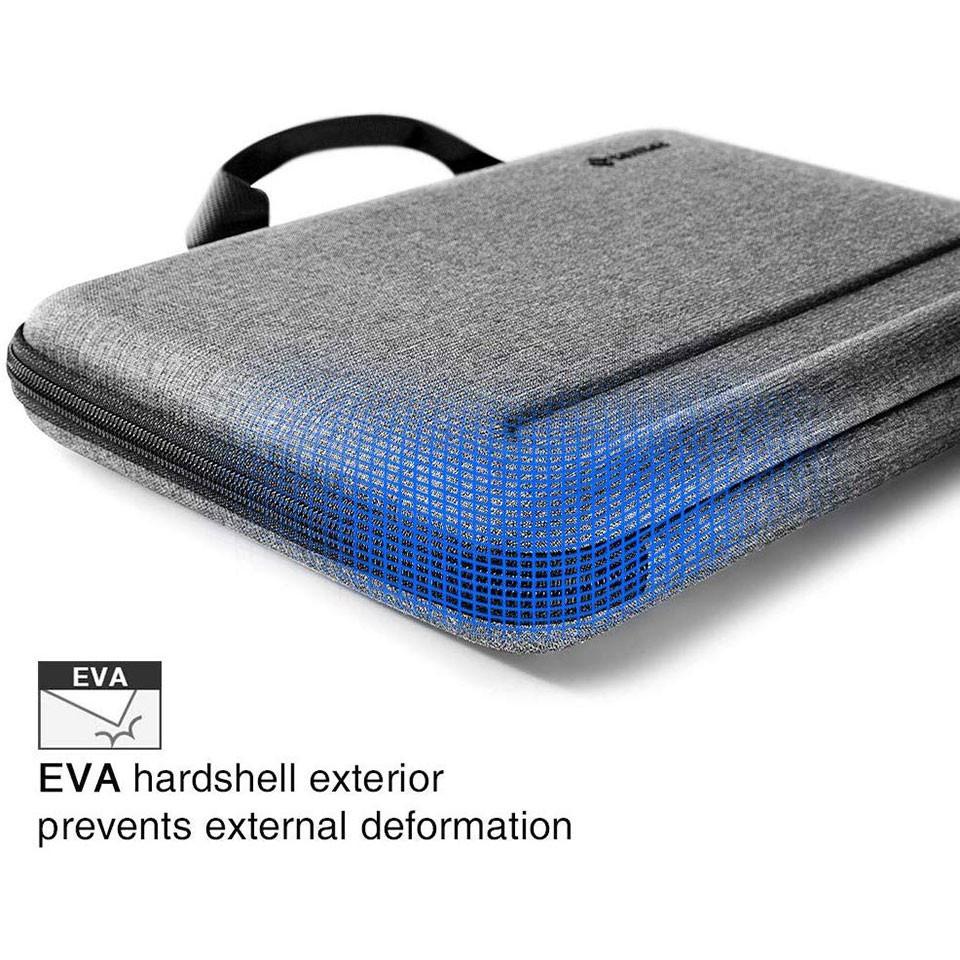 Túi đeo chéo chống va đập Tomtoc Eva cho Macbook Pro 13''/15″/16'' Gray - Hàng chính hãng
