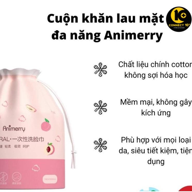 Khăn lau mặt dùng 1 lần 100% BÔNG TỰ NHIÊN - CUỘN KHĂN GIẤY LAU MẶT ĐA NĂNG KHĂN KHÔ TẨY TRANG