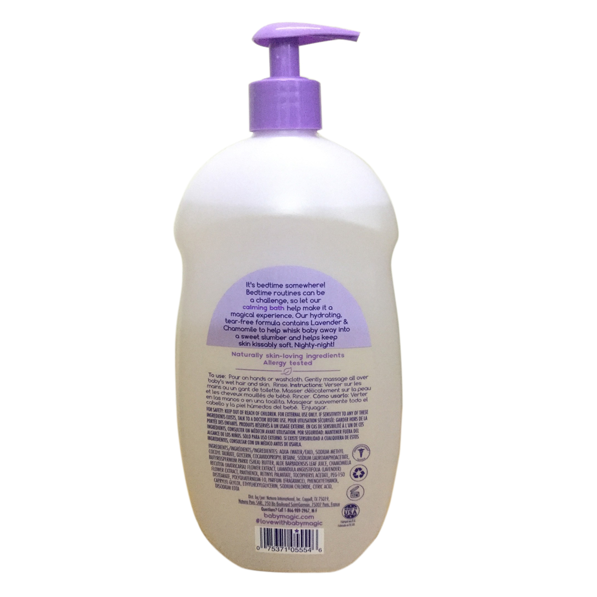 Tắm gội cho bé Baby Magic Lavender 887ml