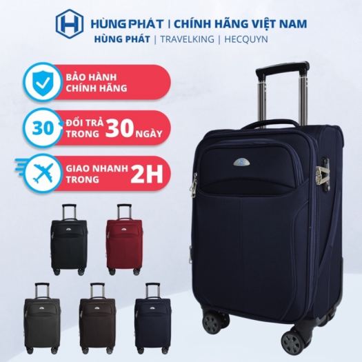 Vali vải cao cấp Hùng Phát size 28