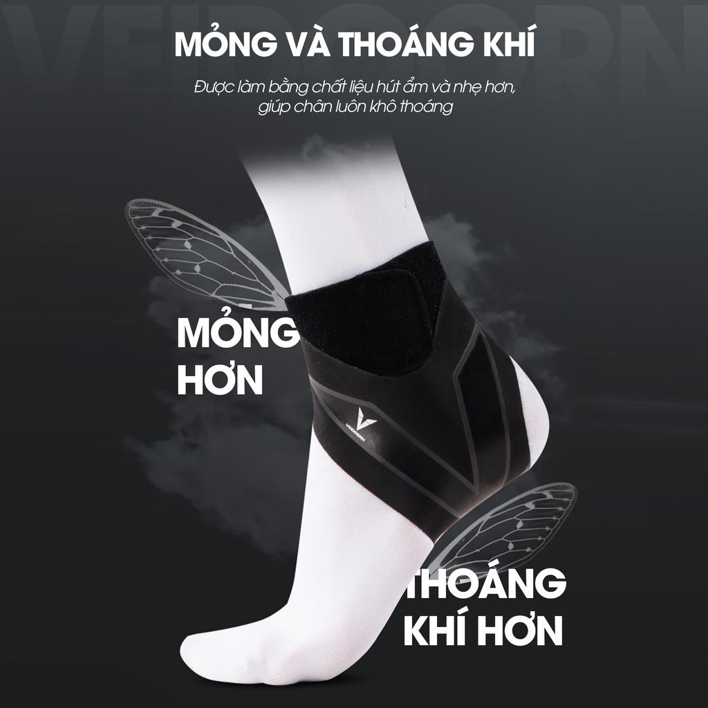 Đai Bảo Vệ Cổ Chân Veidoorn Có Đai Trợ Lực Tập Gym, Đai Bó Cổ Chân Bảo Vệ Mắt Cá