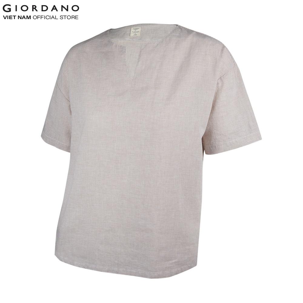 Áo Sơ Mi Linen Ngắn Tay Nữ Giordano 05340214