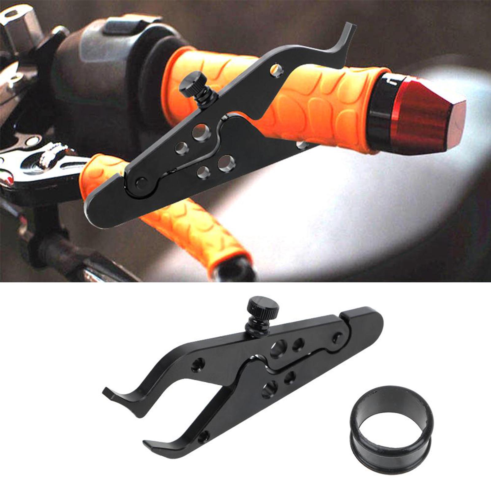 Motorcycle Throttle Lock Cruise Control Clamp Easy to Adjust Heavy Duty