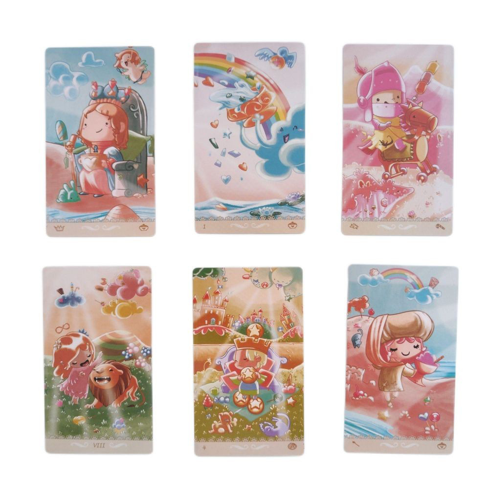 [Size Gốc] Bộ Bài Happy Tarot 78 lá 7x12 cm đá thanh tẩy