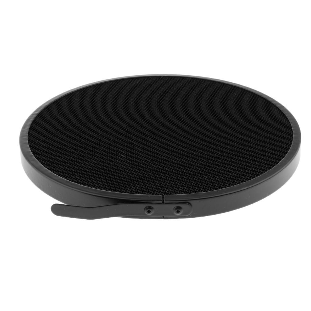 10° Honeycomb  for 7-inch Reflector Diffuser Lamp Shade Dish Black
