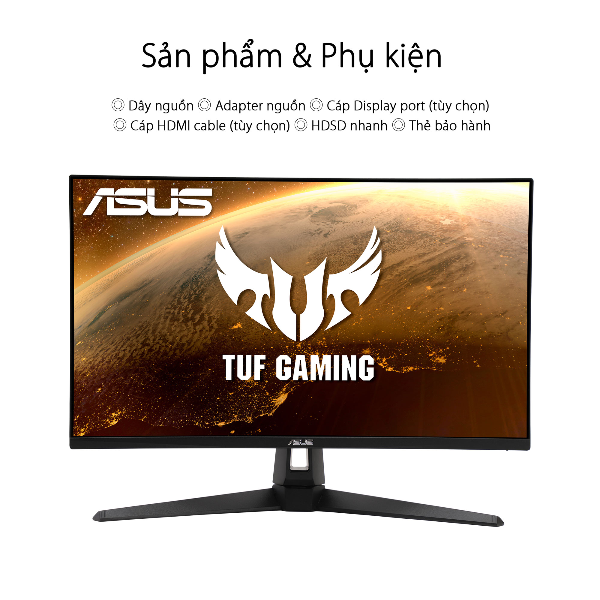 Màn hình ASUS TUF GAMING VG279Q1A 27&quot; IPS 165Hz, Adaptive-sync, FreeSync Premium, 1ms (MPRT) - Hàng Chính Hãng