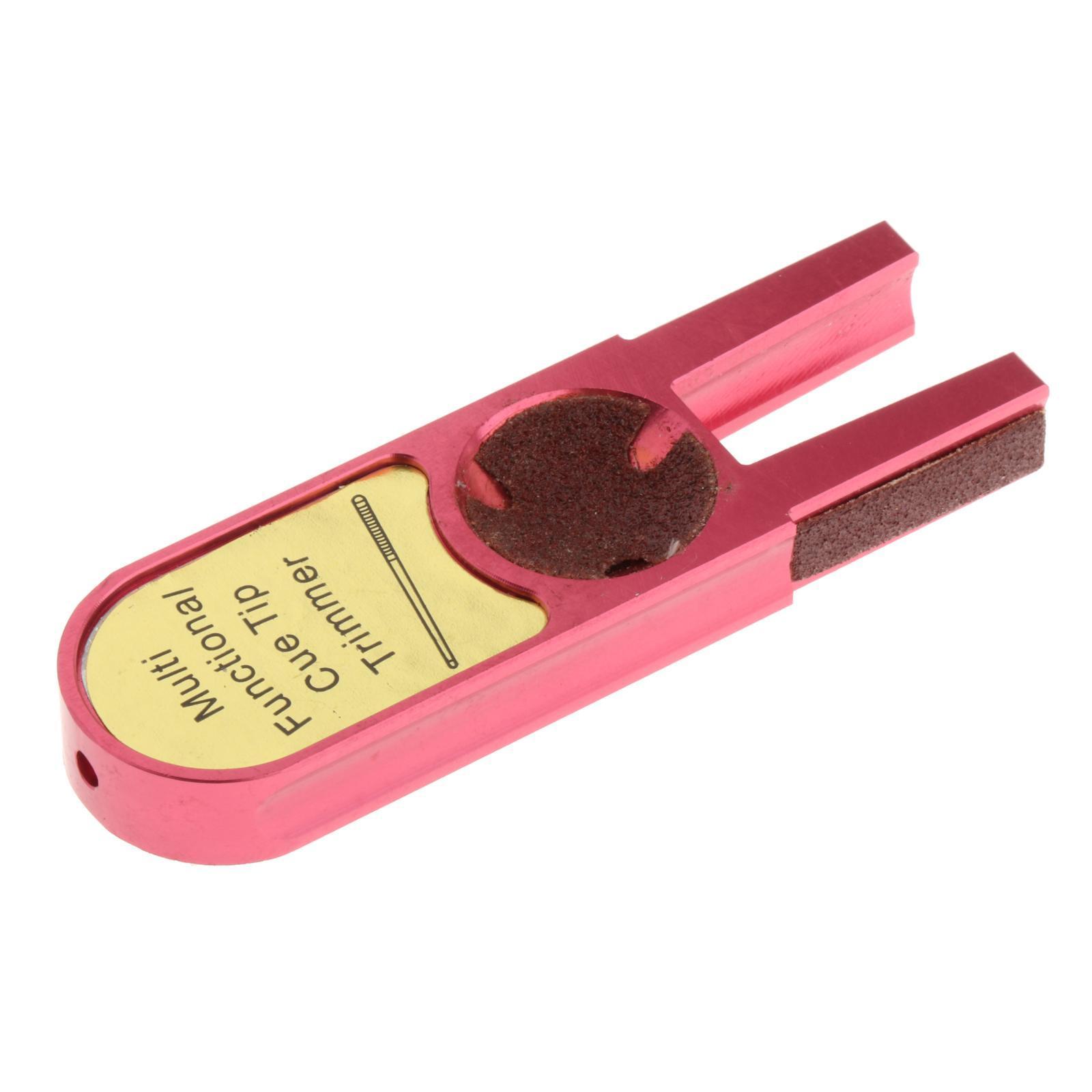 Premium Tip Scuffer Billiards Pool Burnisher Repair Tool Multifunctional Grinder