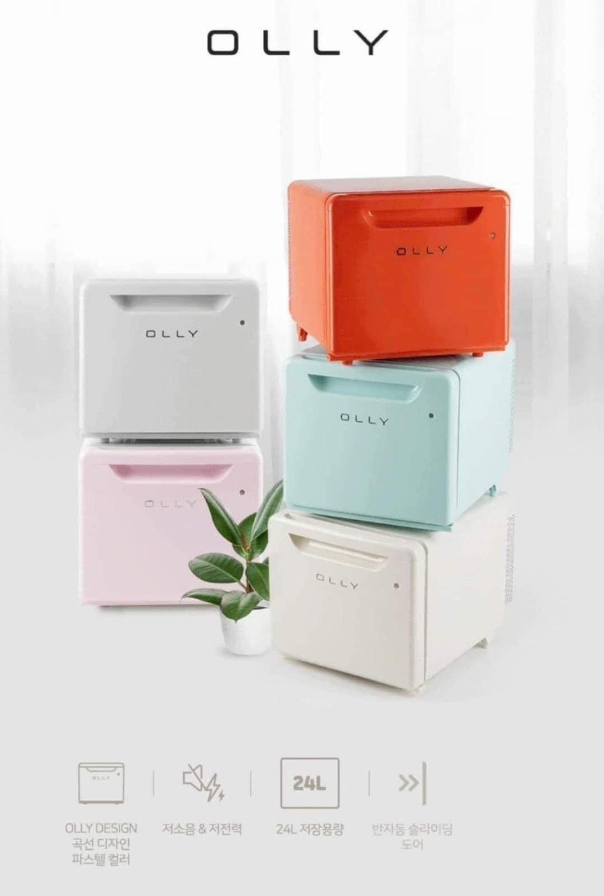 Tủ Lạnh Mini OLLY OLR02M Made in Korea Hàng chính hãng