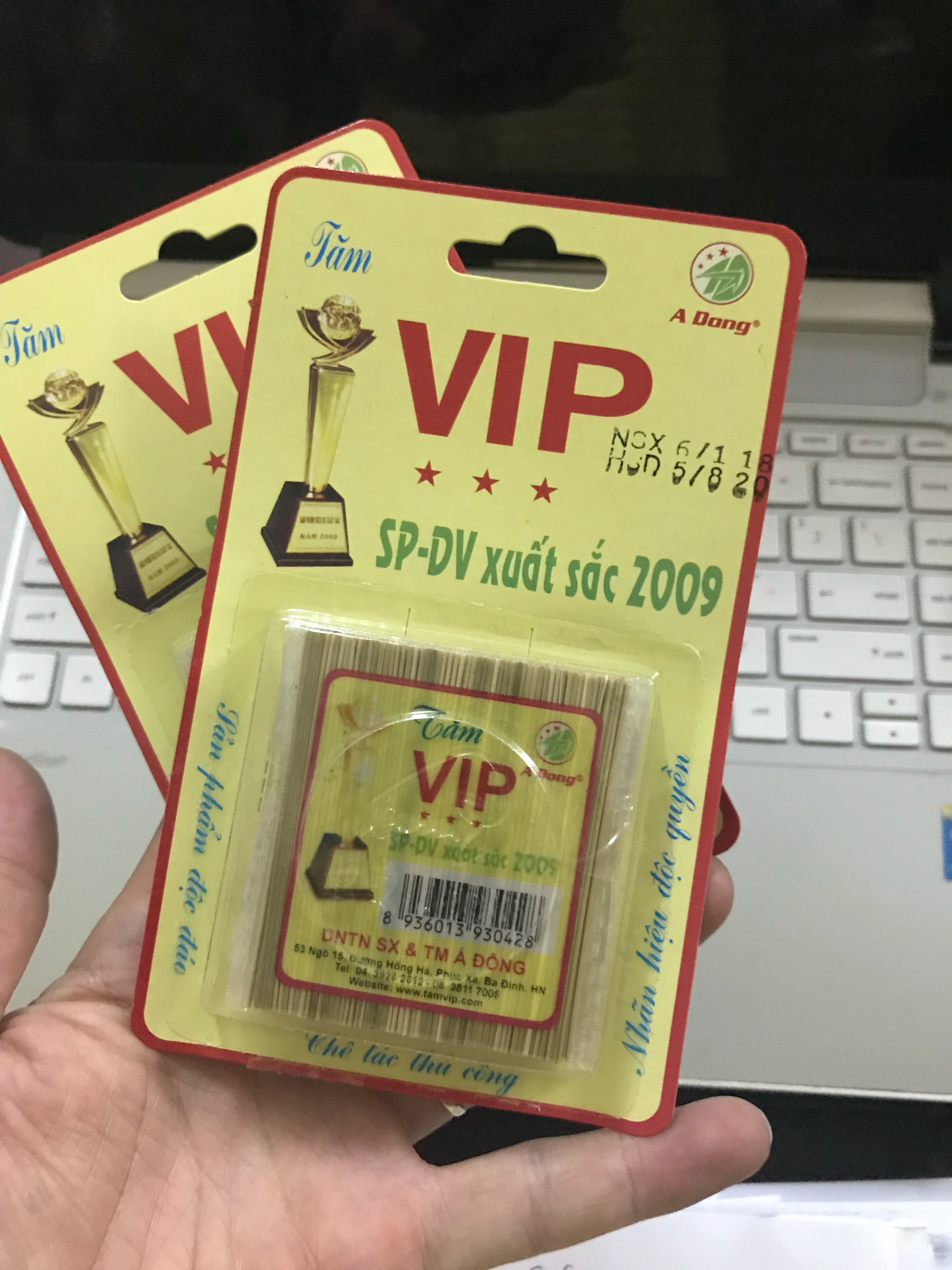 Vỉ 5 gói tăm vip