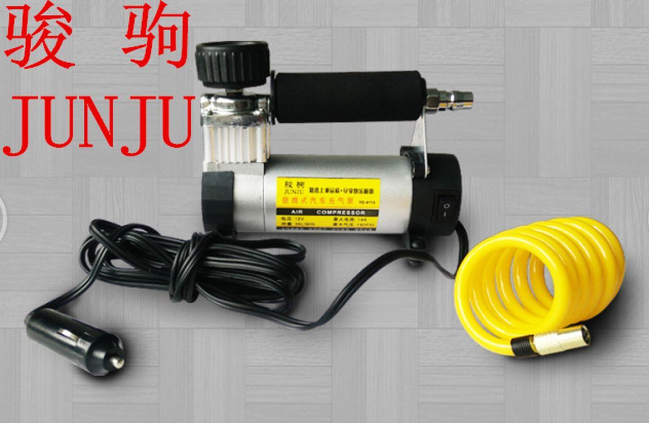 Phong cách mới nhất gắn trên xe ô tô công suất cao lốp điện máy bơm không khí áp suất cao máy bơm hơi máy hút bụi khẩn cấp