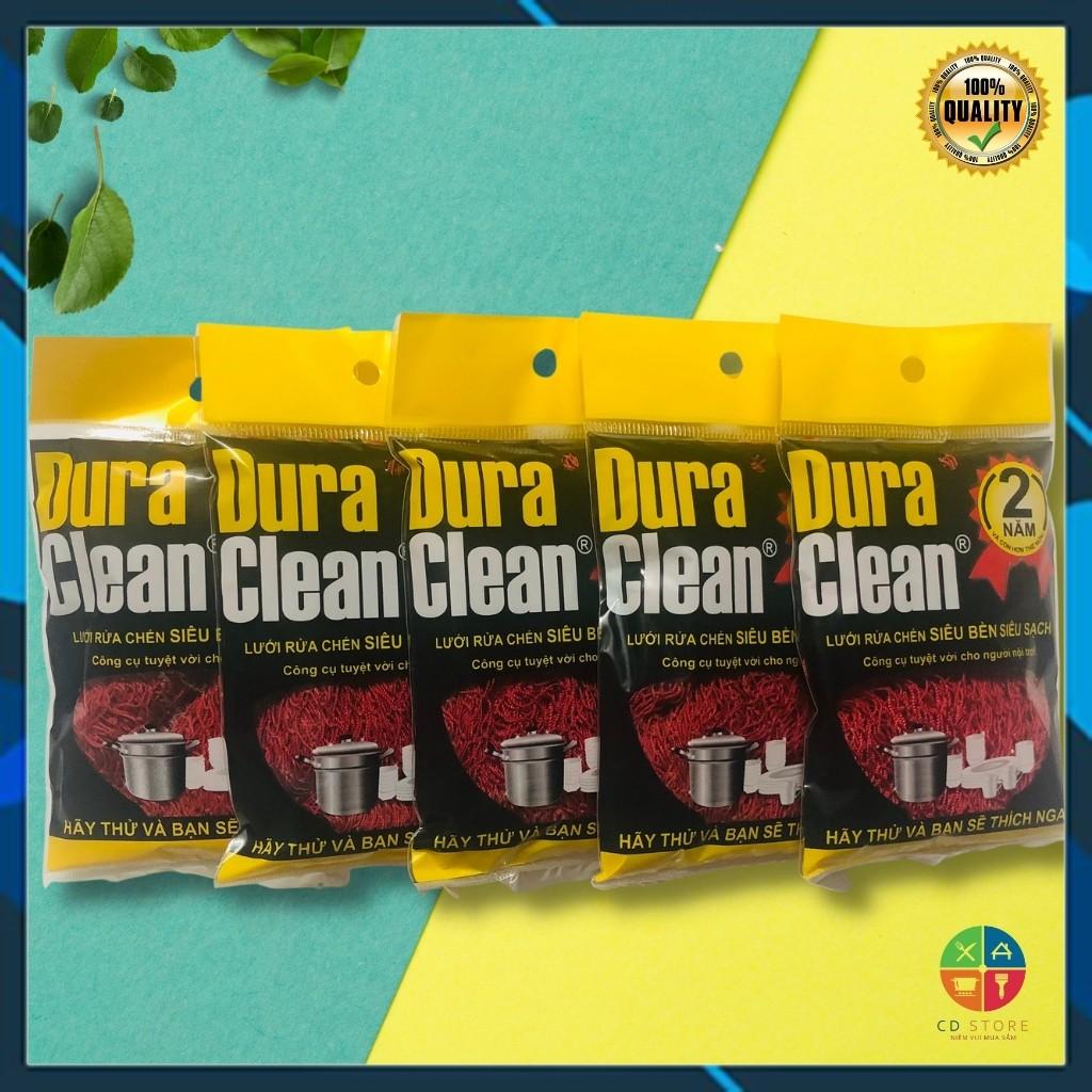 Lưới Rửa Chén Dura Clean Vàng Đen - Miếng Rửa Chén Đa Năng Giá Rẻ - Siêu Sạch - Siêu Bền - Siêu Tiết Kiệm