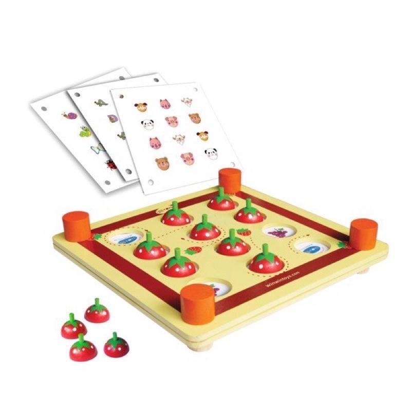 Tìm cặp trái dâu giống nhau - Đồ chơi gỗ - Đồ chơi giáo dục