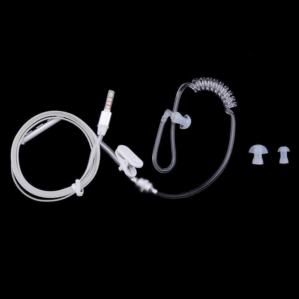 Cell Phone Anti- Mono Earphone Stereo Air Tube .5mm