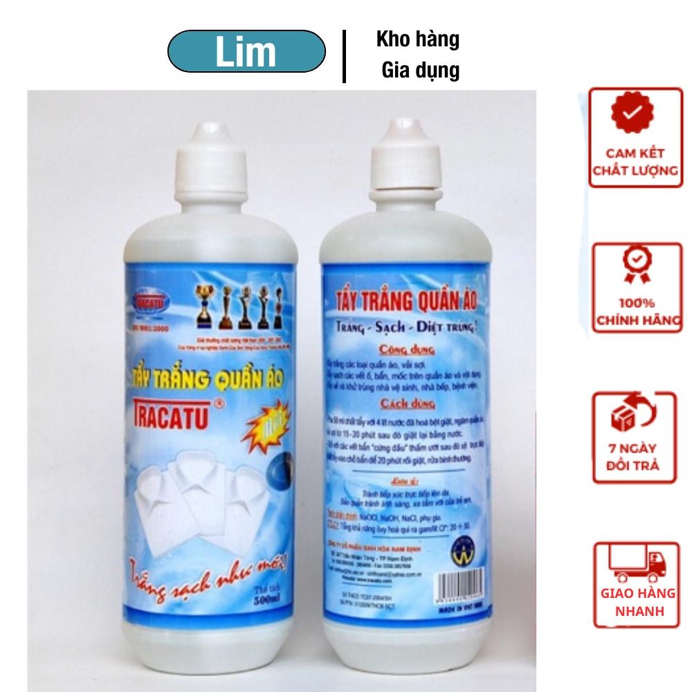 Tẩy trắng tẩy mốc quần áo thần thánh Tracatu 500ml hàng Việt Nam