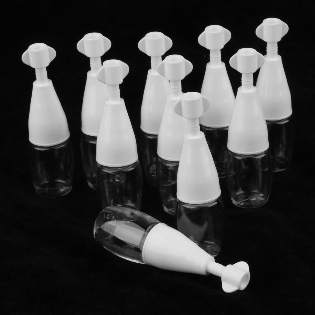 Pack of 10pcs, Mini Empty Refillable Dropping Bottles for Essential Oil Perfume Liquids