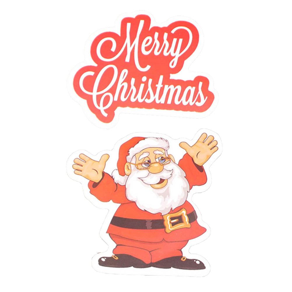 Bộ 50 Miếng Dán Nhựa Chống Thấm Nước Phong Cách Giáng Sinh