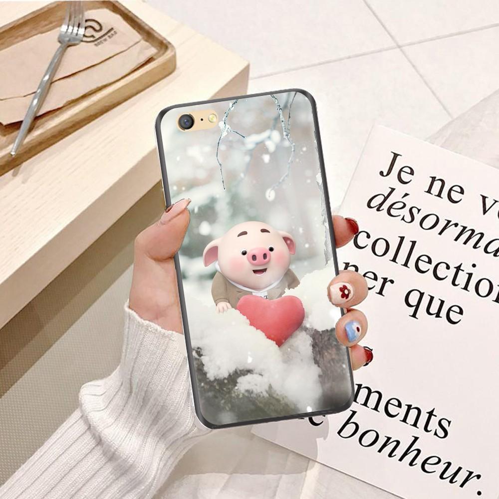 Ốp lưng dành cho điện thoại Oppo F1 Plus Viền dẻo TPU hình Heo Con Dễ Thương
