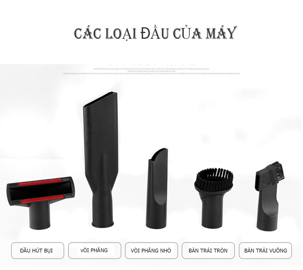 Máy hút bụi gia đình công suất cao 1400w dung tích 20L- hút khô hút ướt thùng inox cao cấp