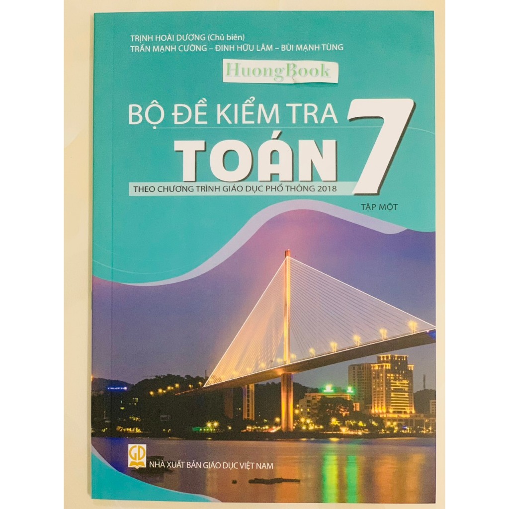 Sách - Combo Bộ đề kiểm tra toán 7 - tập 1 + 2 ( theo chương trình giáo dục phổ thông 2018 ) - KL