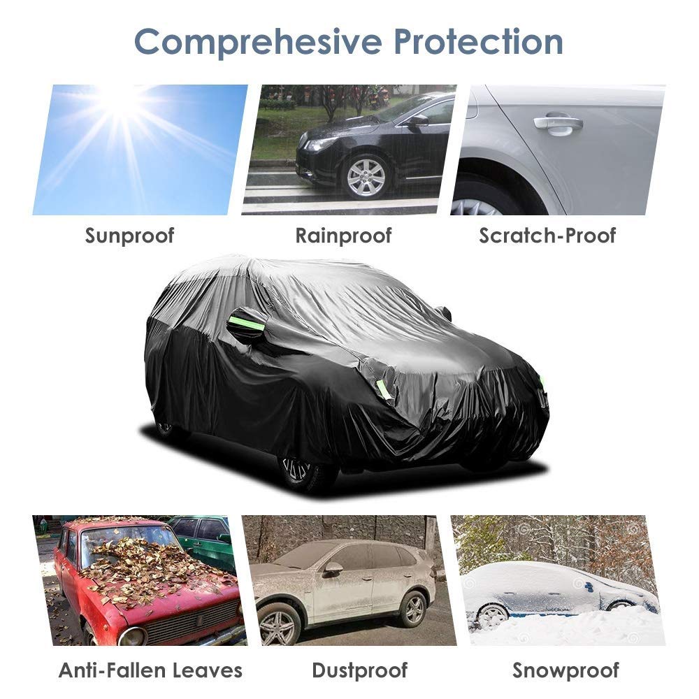 Bạt phủ ô tô SUV thương hiệu MACSIM dành cho Mercedes-Benz GLC /GLA/GLK - màu đen và màu ghi - bạt phủ trong nhà và ngoài trời