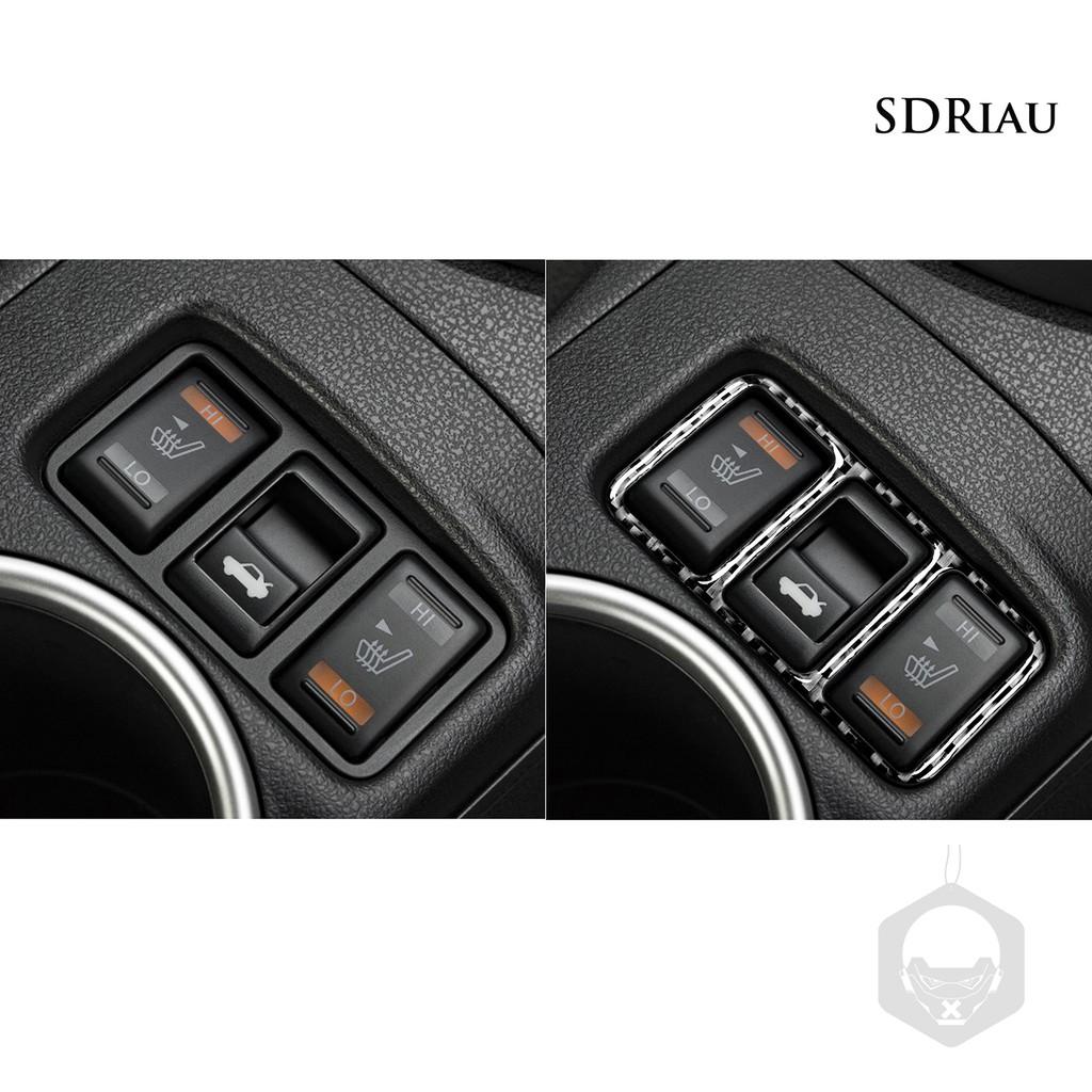 Miếng Dán Trang Trí Nút Điều Khiển Nhiệt Độ Cho Xe Nissan 370z Z34 09-20