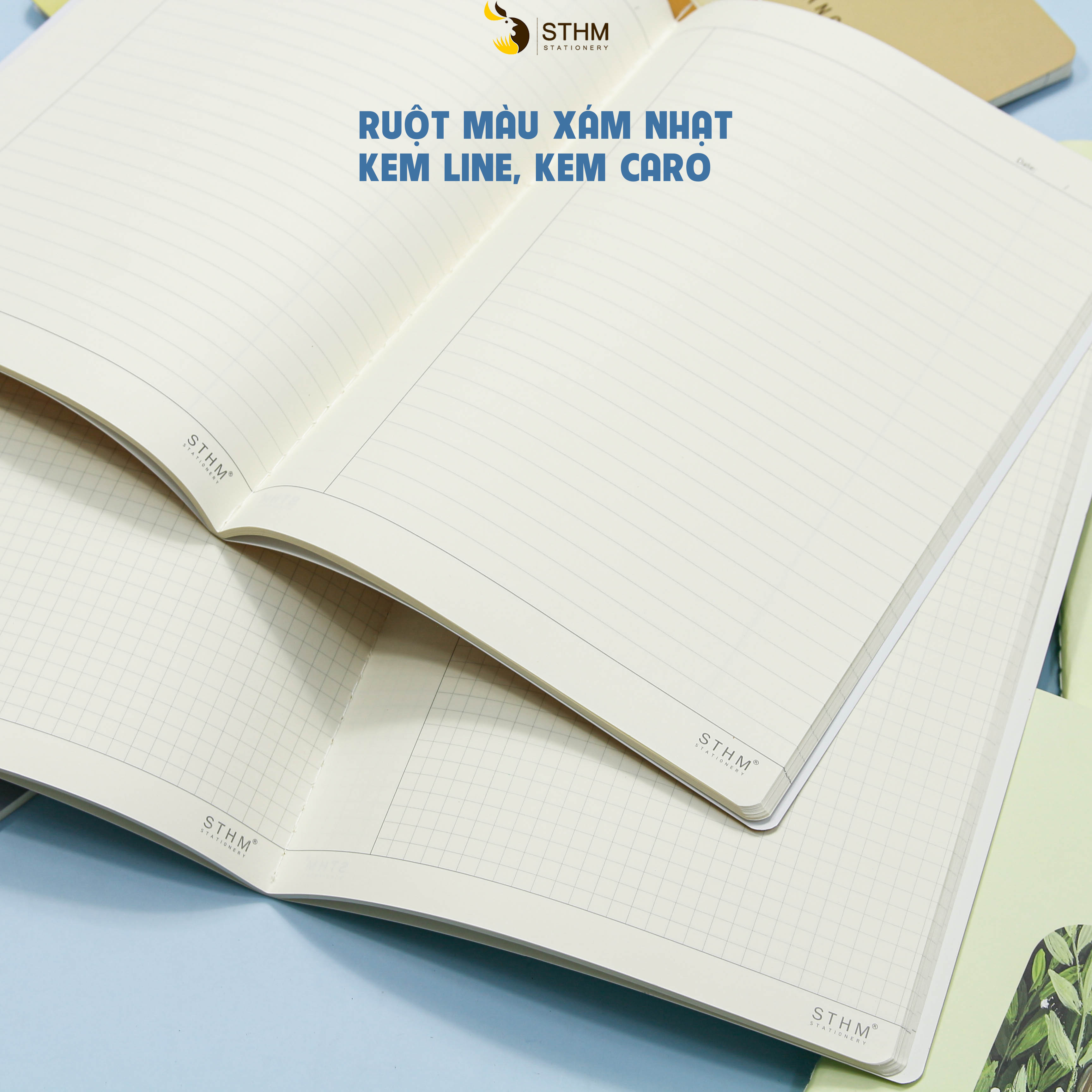 Tập vở học sinh khổ B5 - Ruột kẻ ngang, caro - 80 trang kem 80gsm - Ghi chép học tập linh hoạt - STHM stationery