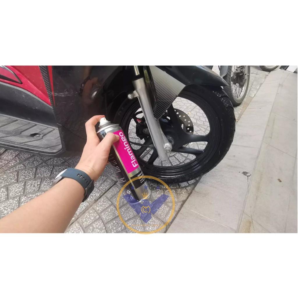 Bình xịt dưỡng bóng lốp xe ô tô, xe máy Flamingo Tire Shine