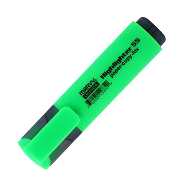 Vỉ 2 Bút Dạ Quang - Marvy HL55 - Fluorescent Green
