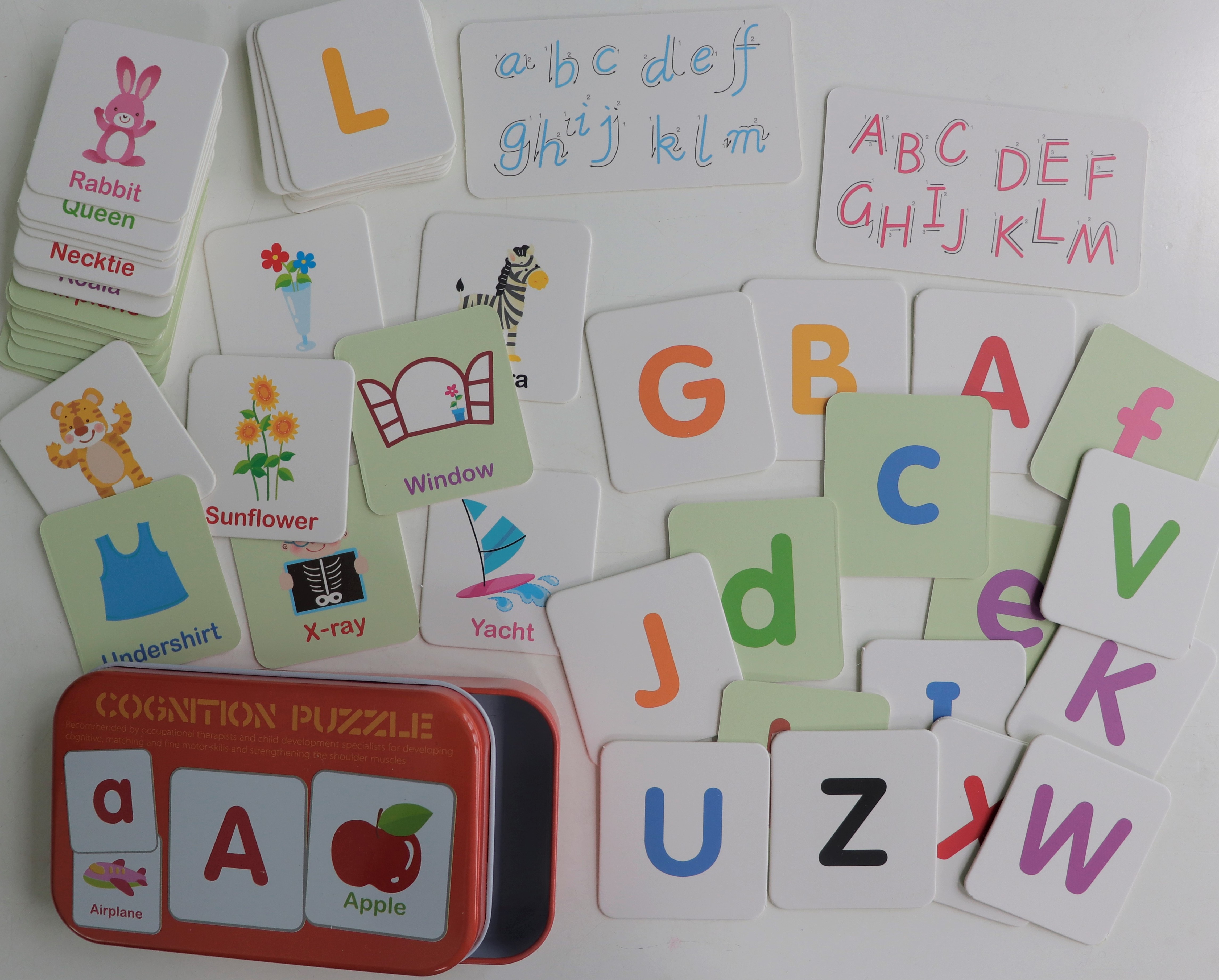 Cognition puzzle - Trò chơi nhận biết theo phương pháp giáo dục sớm cho trẻ em với các chủ đề bảng chữ cái, số đếm, màu sắc, hình dạng, đồ vật