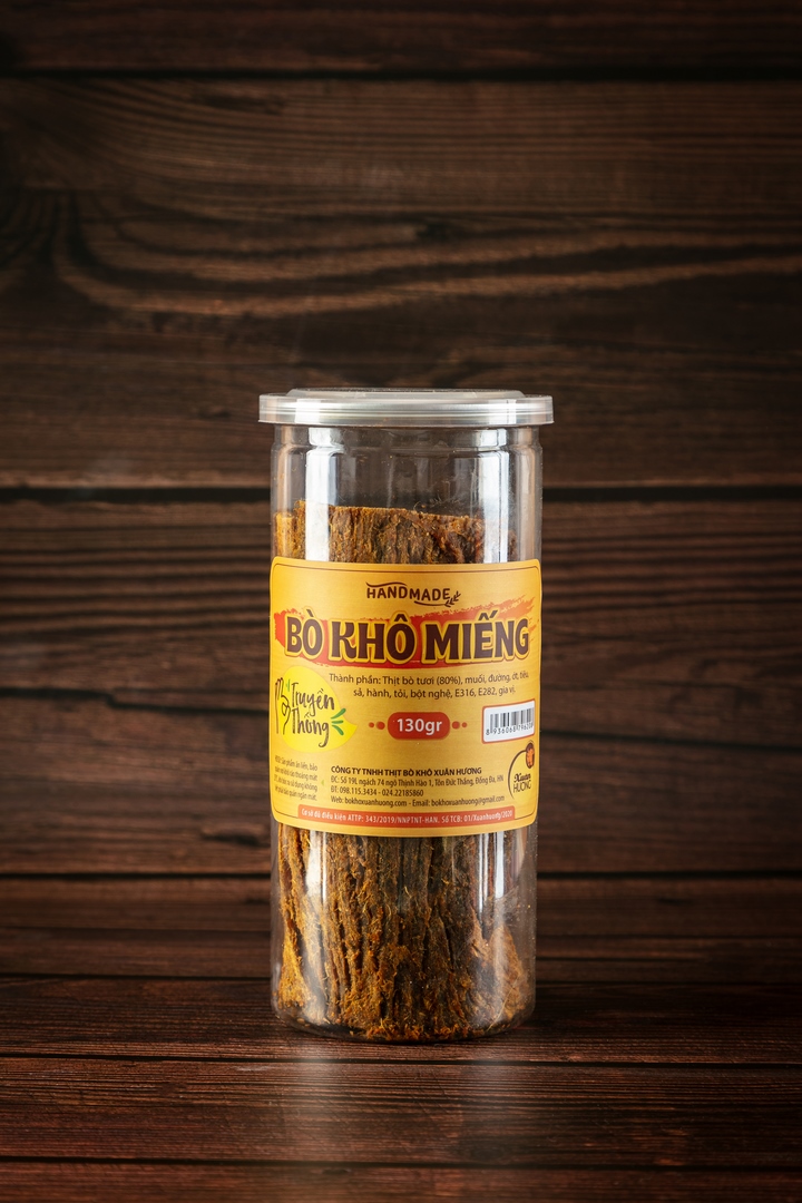 Bò Khô Miếng XUÂN HƯƠNG vị truyền thống đặc biệt thơm ngon 130g