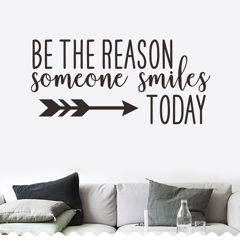 Decal dán tường Be the reason ( 27 x 56 cm)