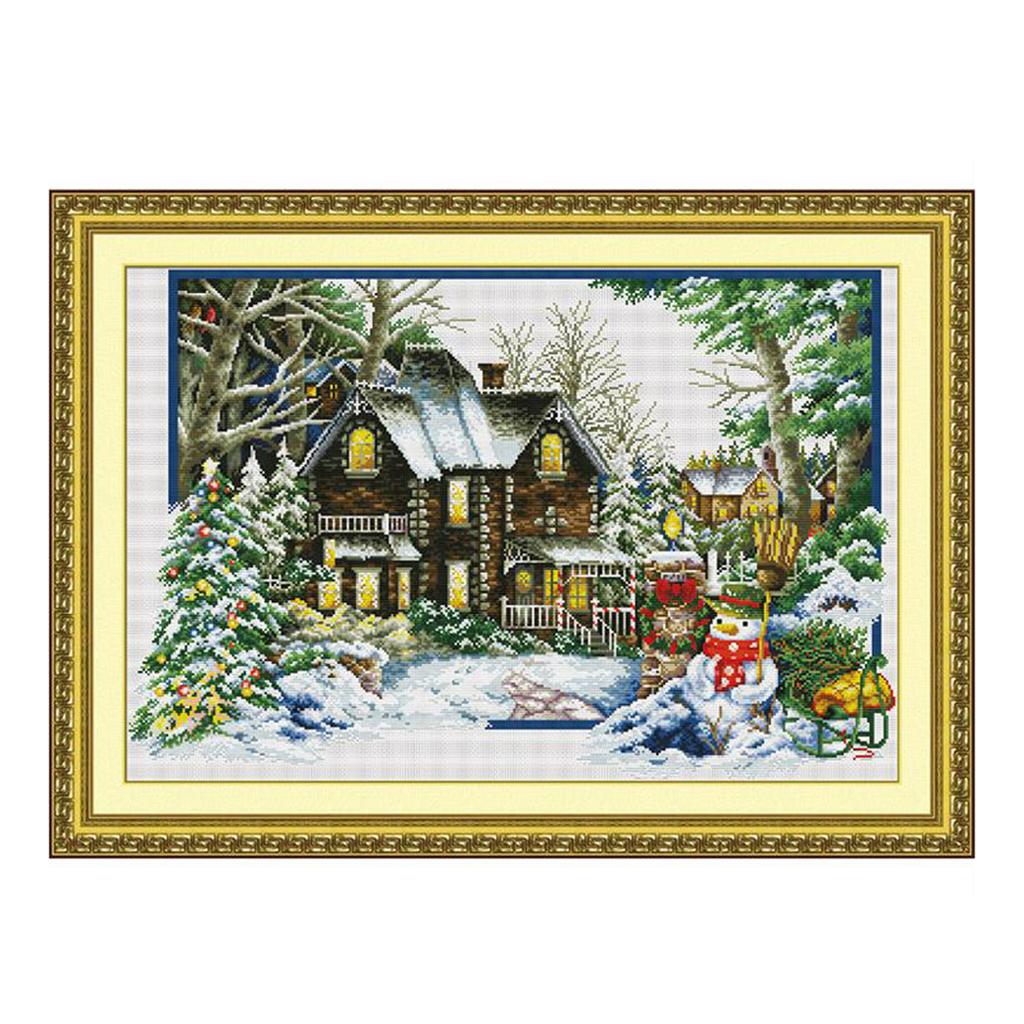 Đóng Dấu Cross Stitch Kits 11 Gói Thêu Bốn Mùa