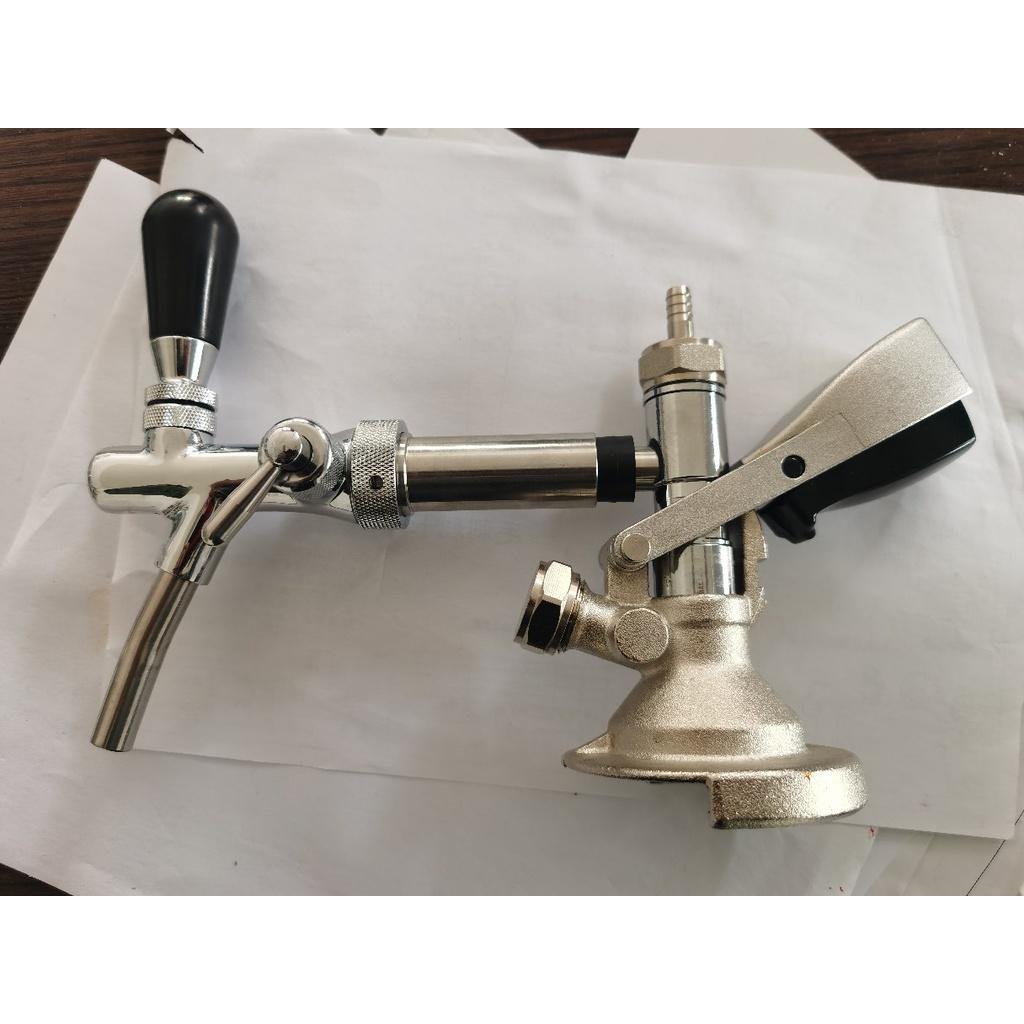 Vòi Rót Bia Kèm Bơm Tăng Áp Gắn Keg Mini Type A cao cấp