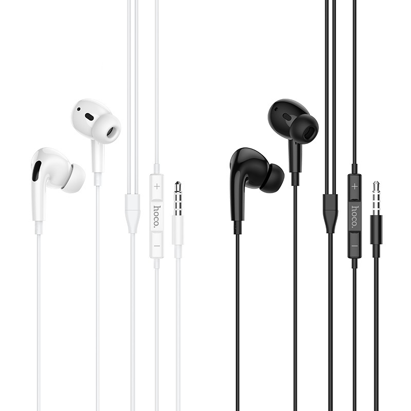 Earphone có mic Hoco stereo cho âm thanh tuyệt hảo (nhiều màu)- Hàng chính hãng