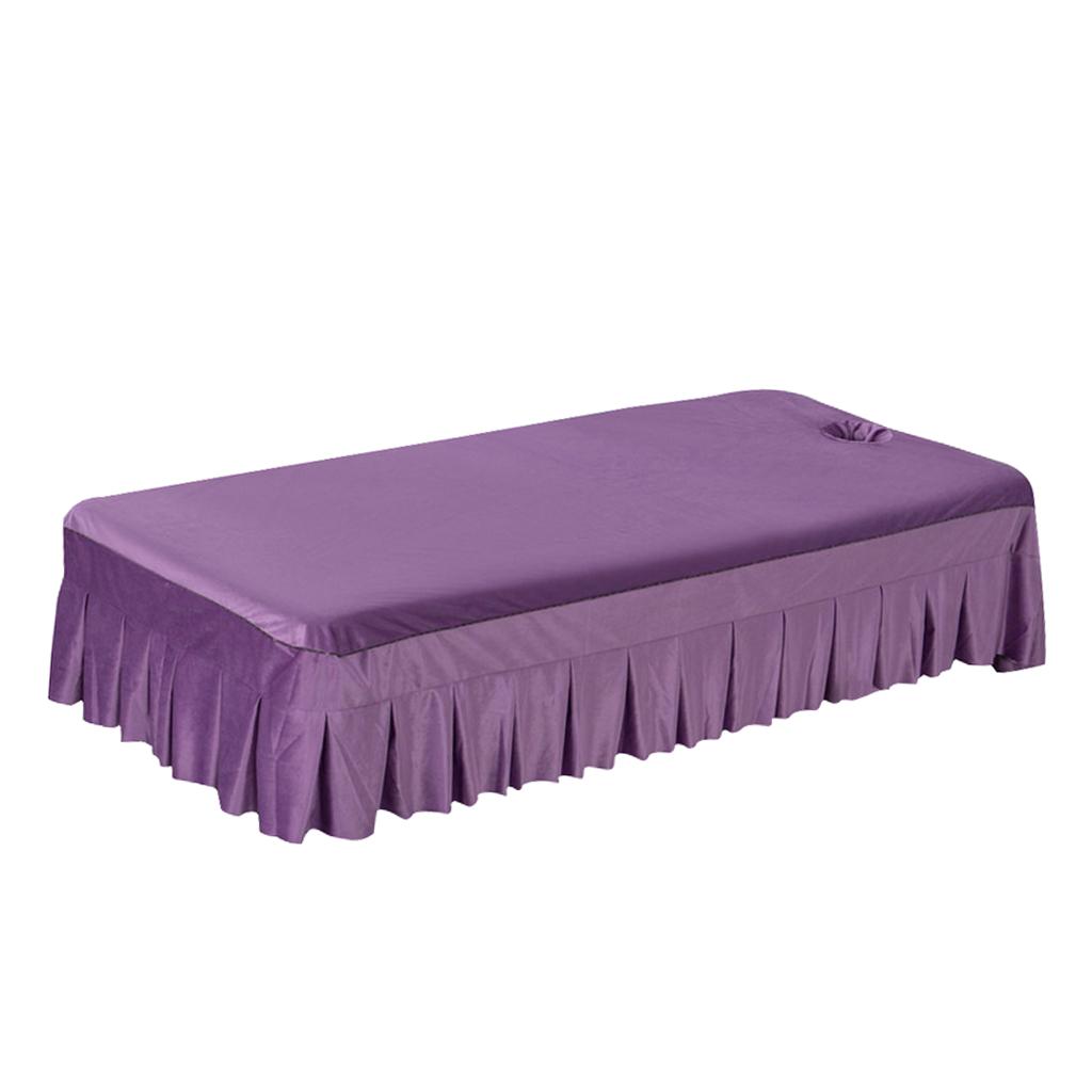 Reusable SPA Massage Bed Sheet Cover with Face Breath Hole