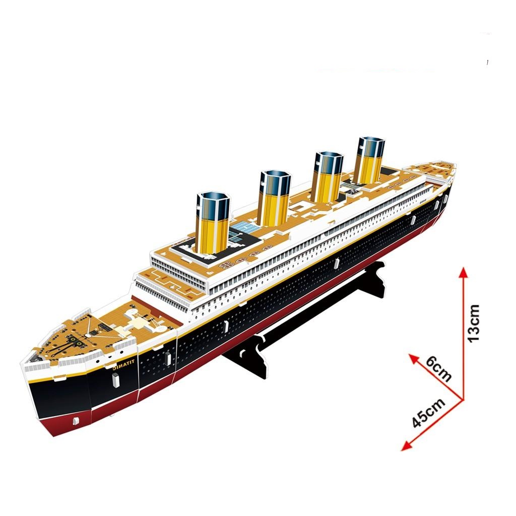 Mô hình giấy 3D - Tàu Titanic T4012h