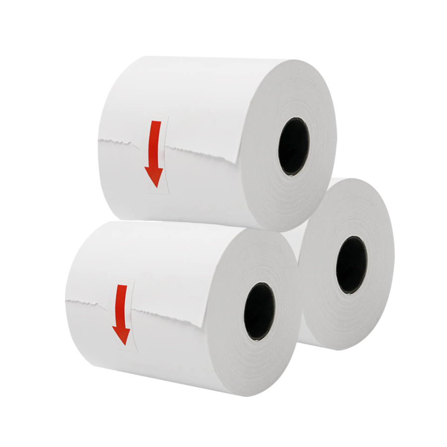 Giấy in nhiệt Giấy in bill VAYO Khổ 80 x 80 mm - định lượng 65gsm - In rõ nét - Lõi siêu nhỏ - Hàng chính hãng