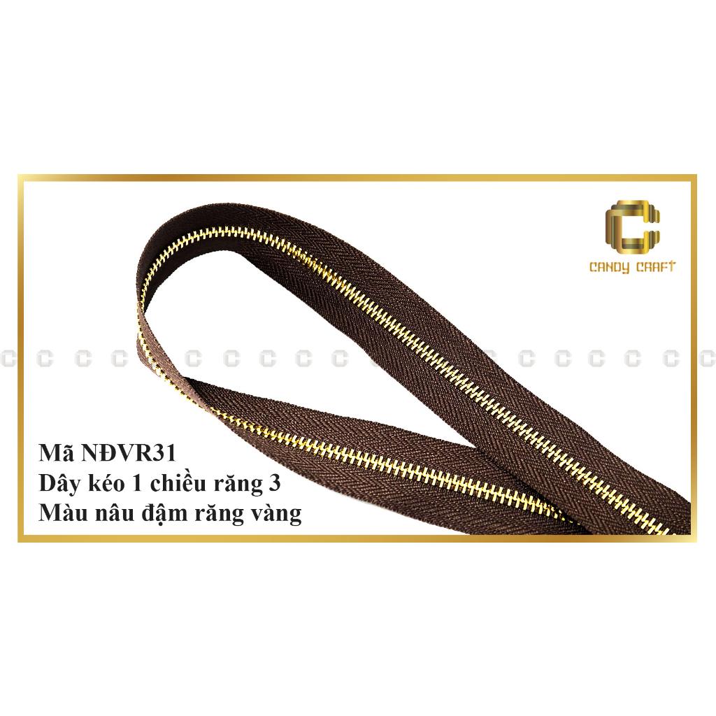 Dây kéo 1 chiều răng 3