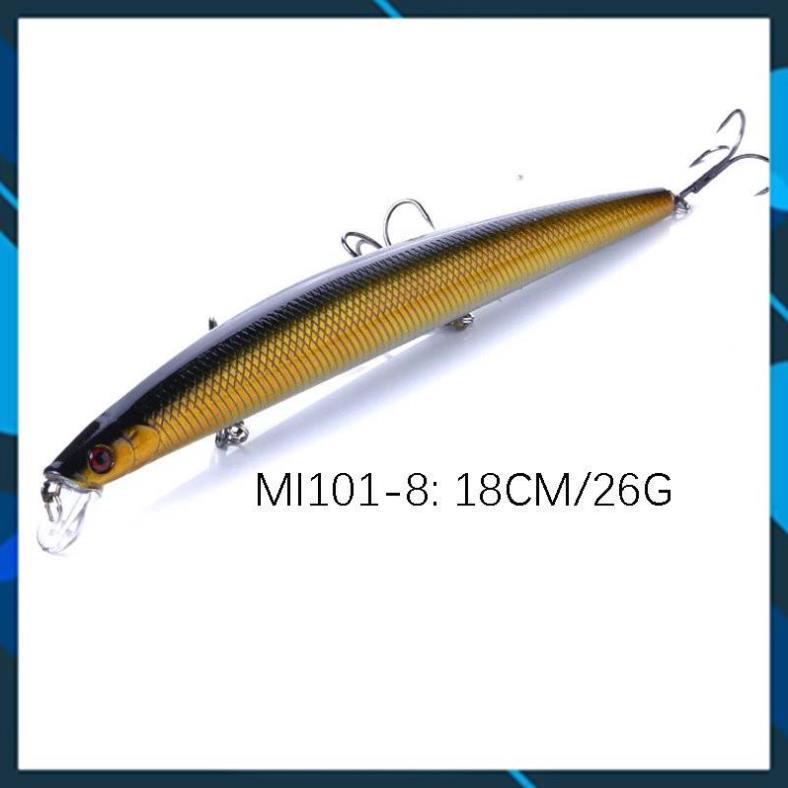 Mồi Câu lure, cá chẽm , có mú, cá ngão , cá biển dài 18cm nặng 26gr