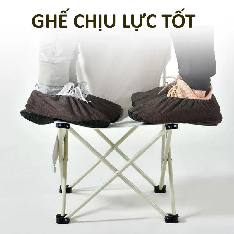 Ghế cắm trại, ghế dã ngoại, ghế xếp du lịch gấp gọn cao cấp WHOTMAN đi câu cá, đi phượt
